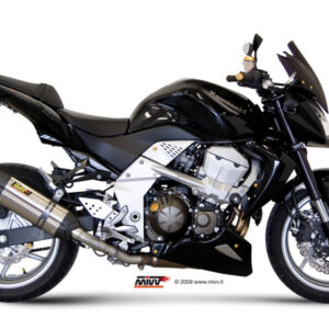 Mivv Slip-On Suono St. Steel con tapa carbono Kawasaki Z750 2007-14