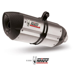 Mivv Slip-On Suono St. Steel con tapa carbono Kawasaki Z800 E 2013-16