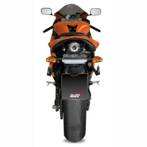 Mivv Slip-On Suono St. Steel con tapa carbono Kawasaki ZX-6 R 2007-08