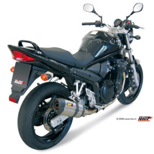 Mivv Slip-On Suono St. Steel con tapa carbono Suzuki GSF 650 Bandit 2005-06