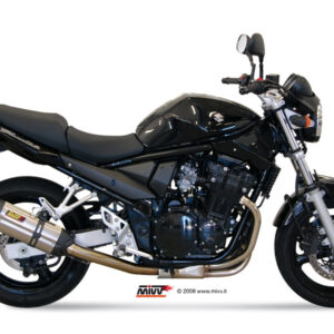 Mivv Slip-On Suono St. Steel con tapa carbono Suzuki GSF 650 Bandit 2005-06