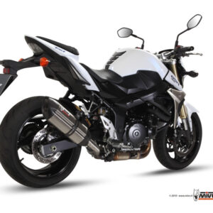 Mivv Slip-On Suono St. Steel con tapa carbono Suzuki GSR 750 2011-16