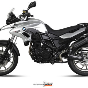 Mivv Slip-On Suono black con tapa carbono BMW F 700 GS 2012-17