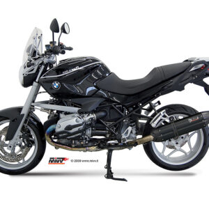 Mivv Slip-On Suono black con tapa carbono BMW R 1200 R 2008-10
