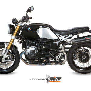 Mivv Slip-On Suono black con tapa carbono BMW R Nine T 2014-23