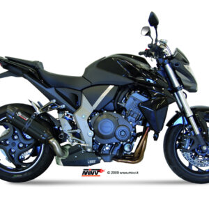 Mivv Slip-On Suono black con tapa carbono Honda CB 1000 R 2008-17