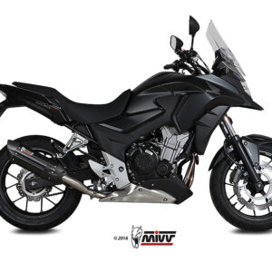 Mivv Slip-On Suono black con tapa carbono Honda CB 500 X 2016