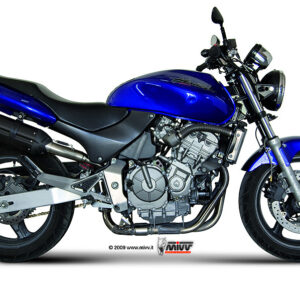 Mivv Slip-On Suono black con tapa carbono Honda Hornet 600 1998-02