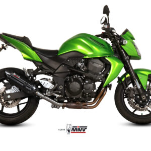 Mivv Slip-On Suono black con tapa carbono Kawasaki Z750 2007-14