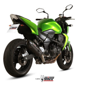 Mivv Slip-On Suono black con tapa carbono Kawasaki Z750 2007-14