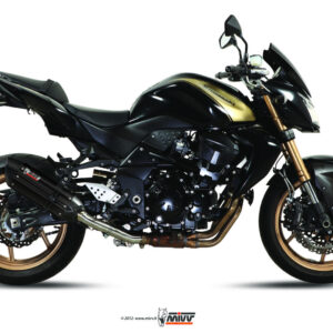 Mivv Slip-On Suono black con tapa carbono Kawasaki Z750 R 2011-14