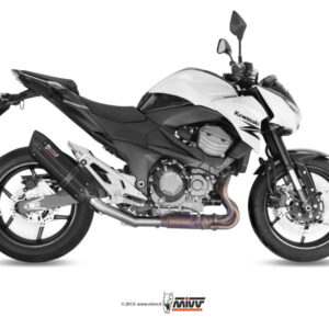 Mivv Slip-On Suono black con tapa carbono Kawasaki Z800 E 2013-16