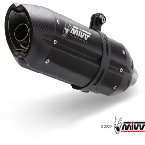 Mivv Slip-On Suono black con tapa carbono Kawasaki ZX-10 R 2008-10