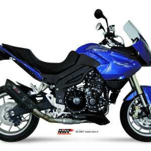 Mivv Slip-On Suono black con tapa carbono Triumph Tiger 1050 2007-13