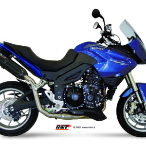 Mivv Slip-On Suono black con tapa carbono Triumph Tiger 1050 2007-13