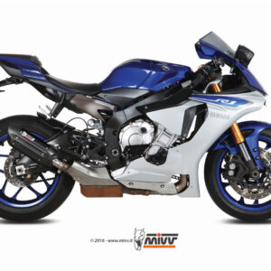 Mivv Slip-On Suono black con tapa carbono Yamaha YZF 1000 R1 2015-22
