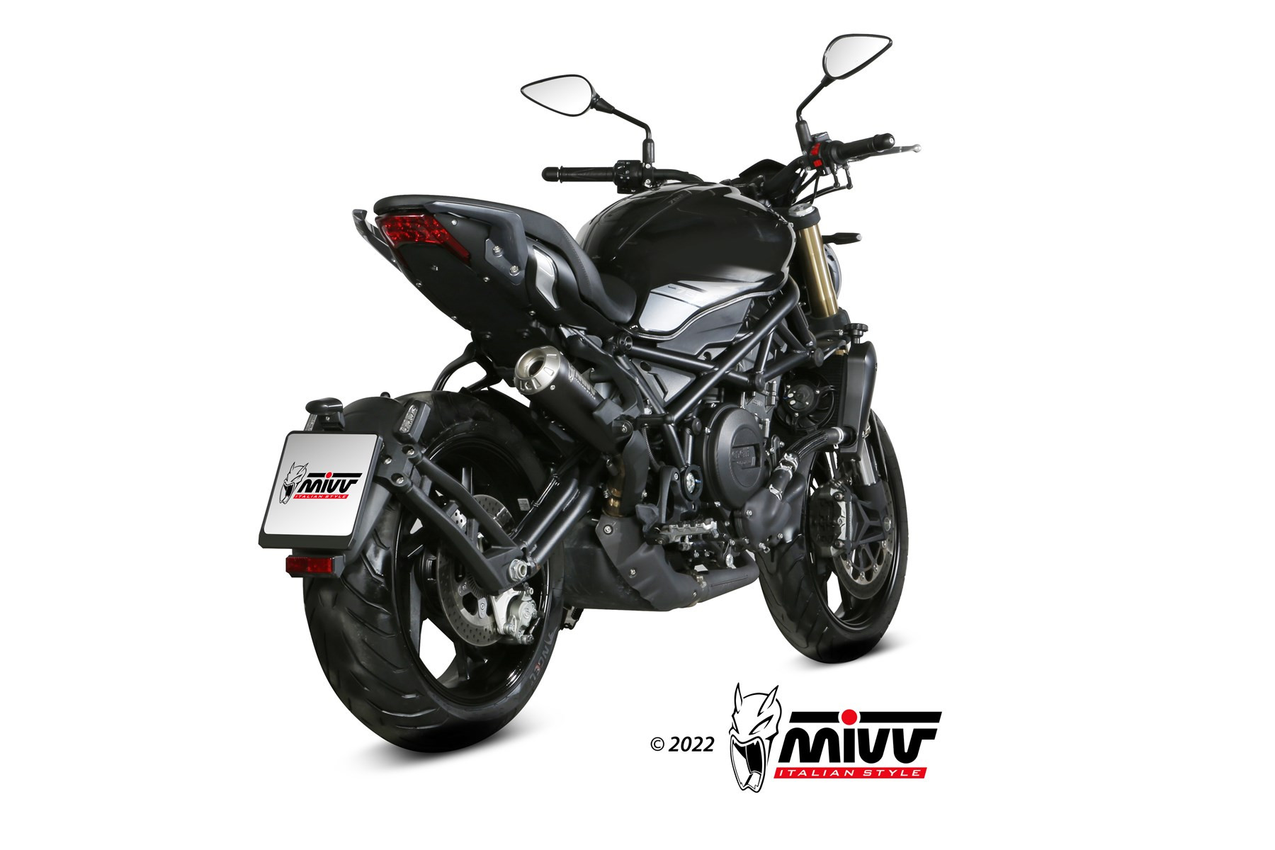 Mivv Slip-On SR-1 Black Titanium BMW R 1250 R / RS 2021-25