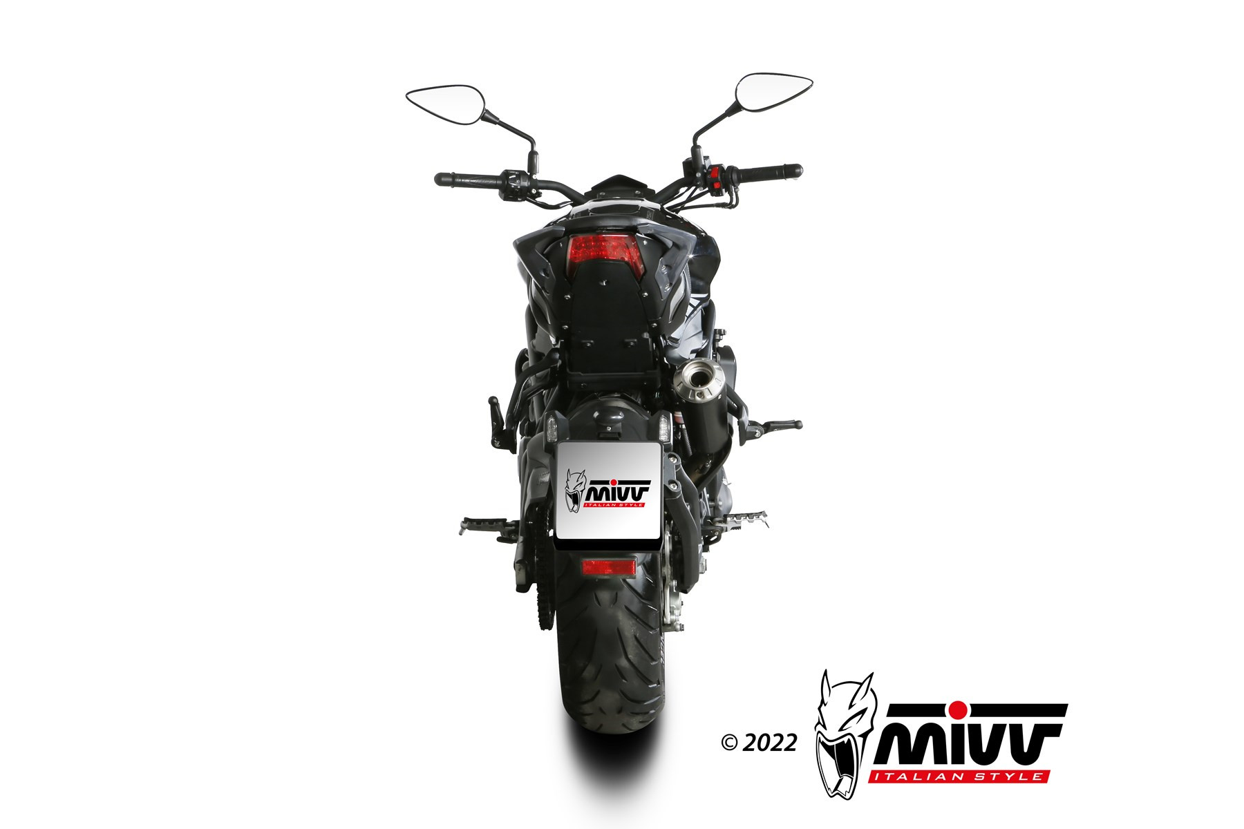 Mivv Slip-On SR-1 Black Titanium BMW R 1250 R / RS 2021-25