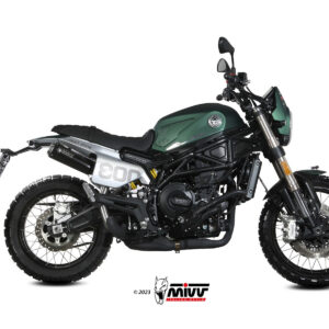 Mivv Slip-On X-M1 Black Benelli Leoncino 800 Trail 2022-24