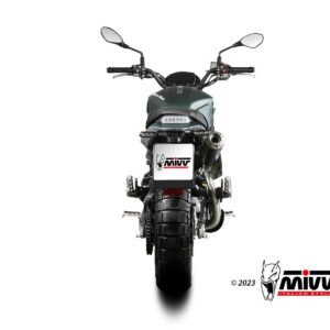 Mivv Slip-On X-M1 Black Benelli Leoncino 800 Trail 2022-24