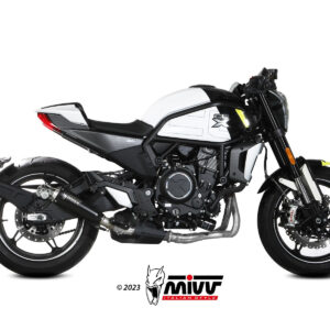 Mivv Full system 2x1 SR-1 Black Yamaha T-MAX 560 2022-25 (colector inox)