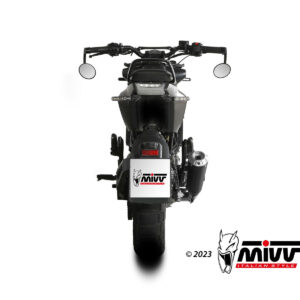 Mivv Slip-On X-M1 Black Husqvarna Svartpilen 125 2021-23