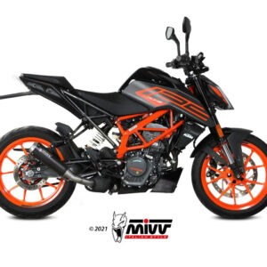 Mivv Slip-On X-M1 Black KTM 125 Duke 21-25