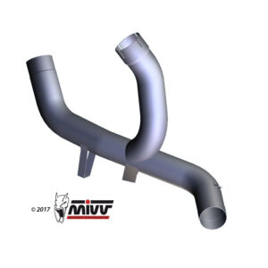 Mivv Tubo no kat (compatible con Silencioso Mivv y Original) Ducati Multistrada 1200 Enduro 2016-18