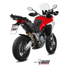 Mivv Tubo no kat (compatible con Silencioso Mivv y Original) Ducati Multistrada 1200 Enduro 2016-18