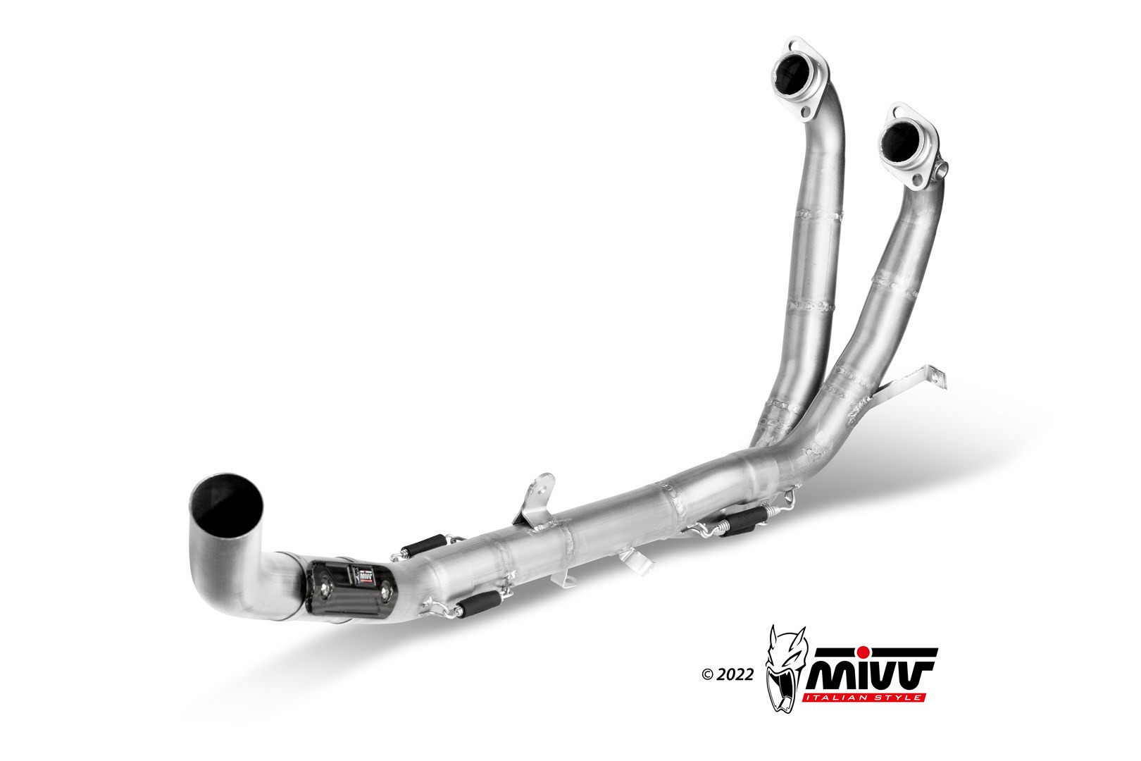 Mivv Tubo no kat (compatible con silenciadores Mivv y Originales) Aprilia Tuareg 660 2022-25