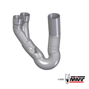 Mivv Tubo no kat (compatible con silenciadores Mivv y Originales) Ducati Hypermotard 950 2021-25