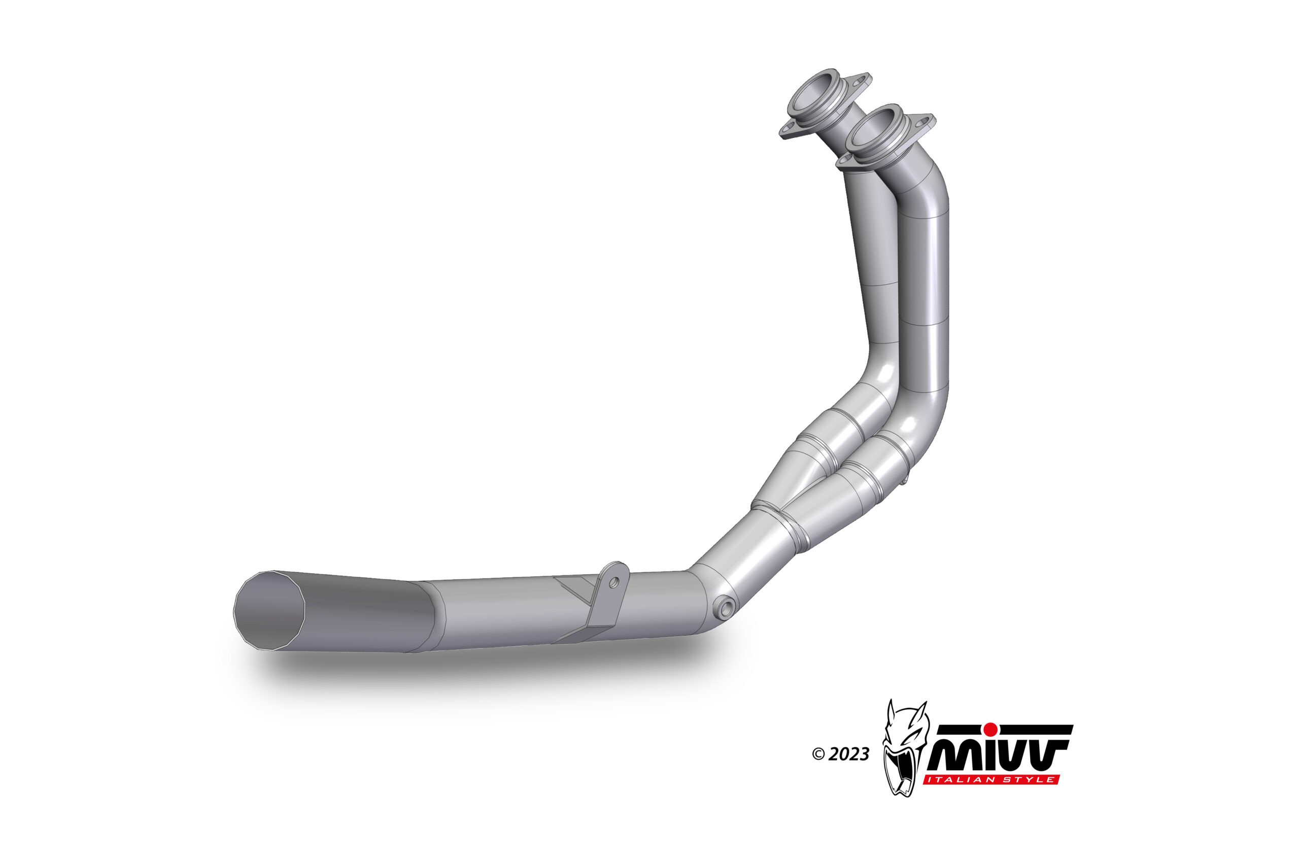 Mivv Slip-On X-M1 Black Benelli Leoncino 800 Trail 2022-24
