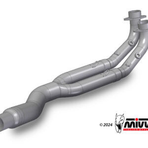 Mivv Tubo no kat (compatible con silenciadores Mivv y Originales) Kymco AK550 2021-24