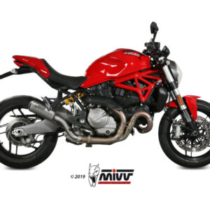 Mivv Slip-On Mk3 St. Steel Ducati Monster 821 2018-20 / Monster 1200 2017-21