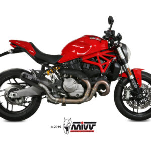 Mivv Slip-On Mk3 carbono Ducati Monster 821 2018-20 / Monster 1200 2017-21