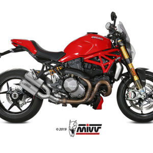 Mivv 2 Slip-On Mk3 St. Steel Ducati Monster 821 2018-20 / Monster 1200 2017-21