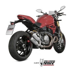 Mivv 2 Slip-On Mk3 St. Steel Ducati Monster 821 2018-20 / Monster 1200 2017-21
