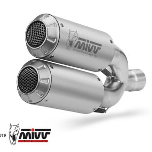 Mivv 2 Slip-On Mk3 St. Steel Ducati Monster 821 2018-20 / Monster 1200 2017-21