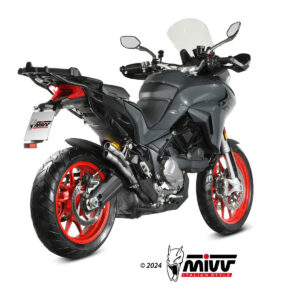 Mivv Slip-On Double Gun St. Steel Ducati Multistrada 950/S 2017-21 / Multistrada 1200 Enduro 2016-18