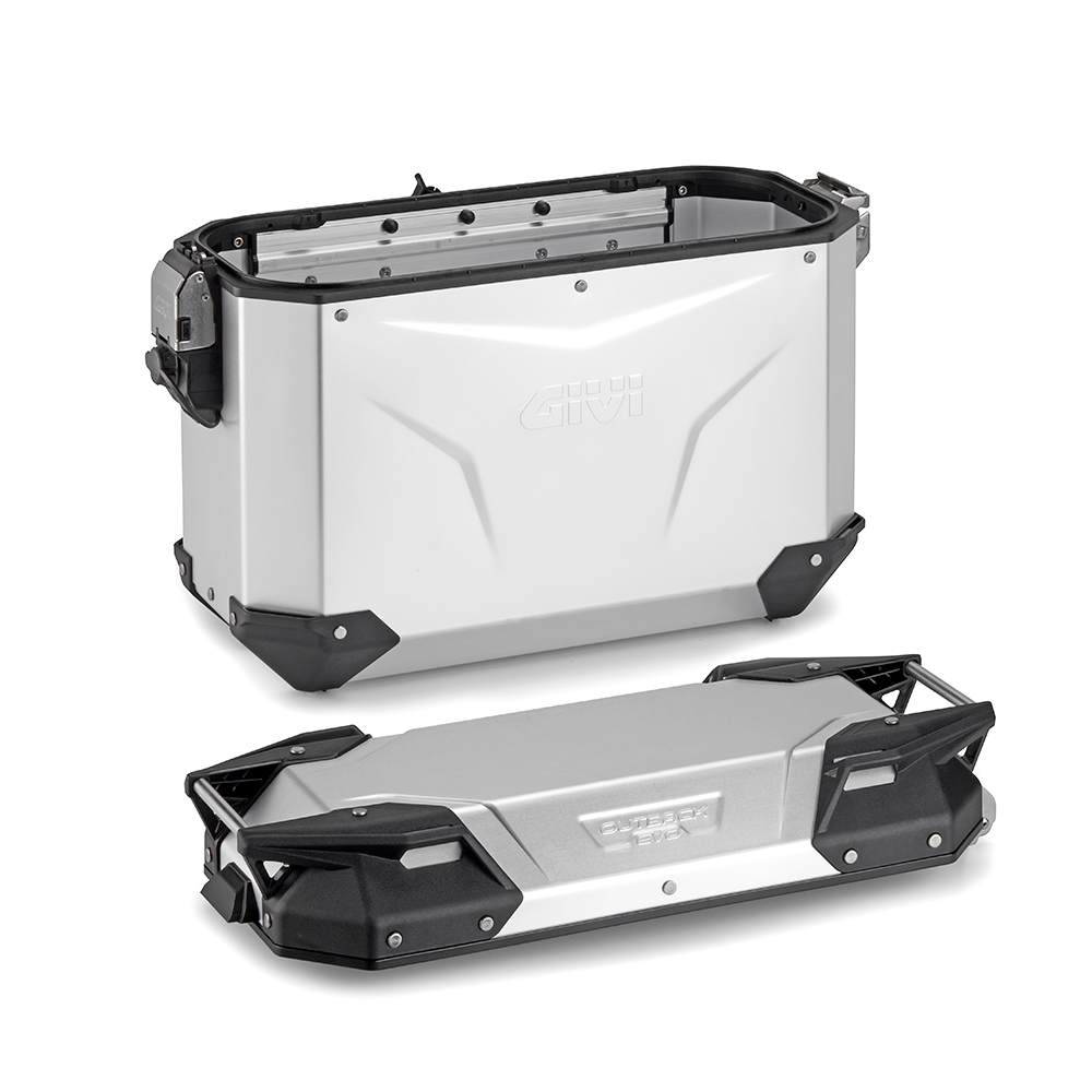 Maleta para moto lateral izquierda Trekker Outback EVO 37 L. - OBKEV37AAL