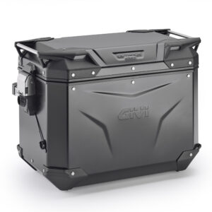 Maleta para moto lateral izquierda Trekker Outback EVO Black Line 48 L. - OBKEV48BR