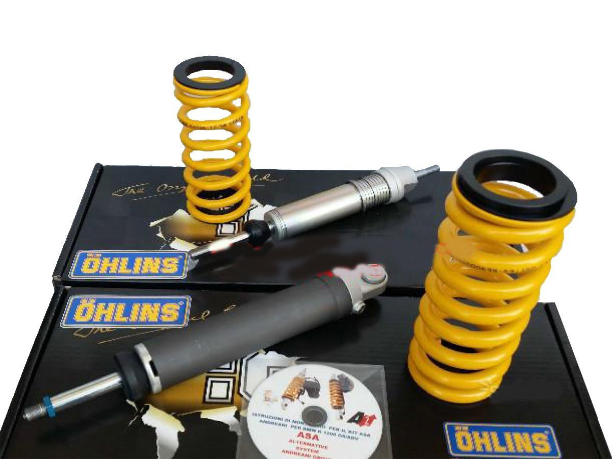 Öhlins Pareja amortiguadores delantero+trasero (AG1252+AG1253) sistema ESA BMW R 1200 GS