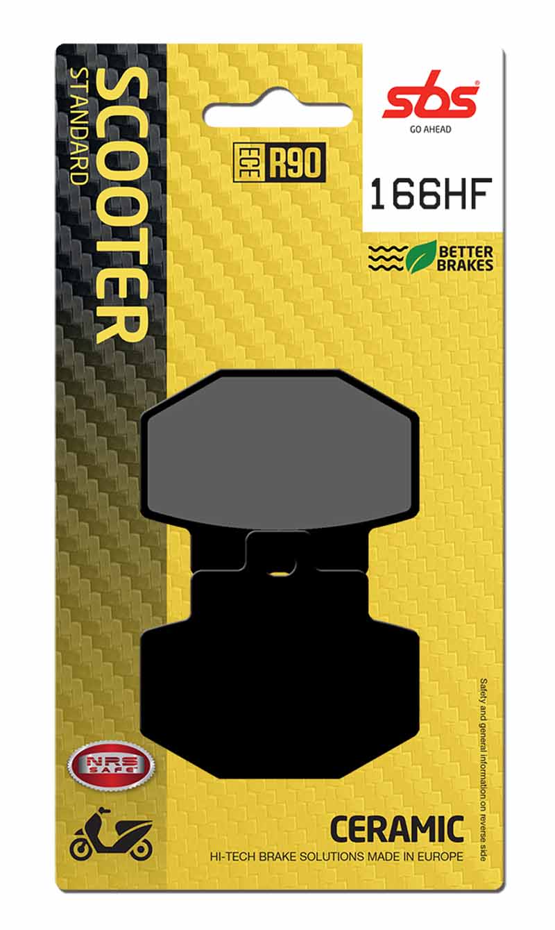 Pastilla de freno SBS P166-HF
