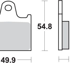 Pastilla de freno SBS P573-LF