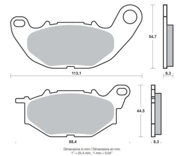 Pastilla de freno SBS P931-DC