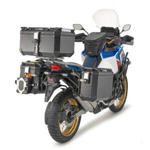 Maleta para moto lateral izquierda Trekker Outback EVO Black Line 48 L. - OBKEV48BR