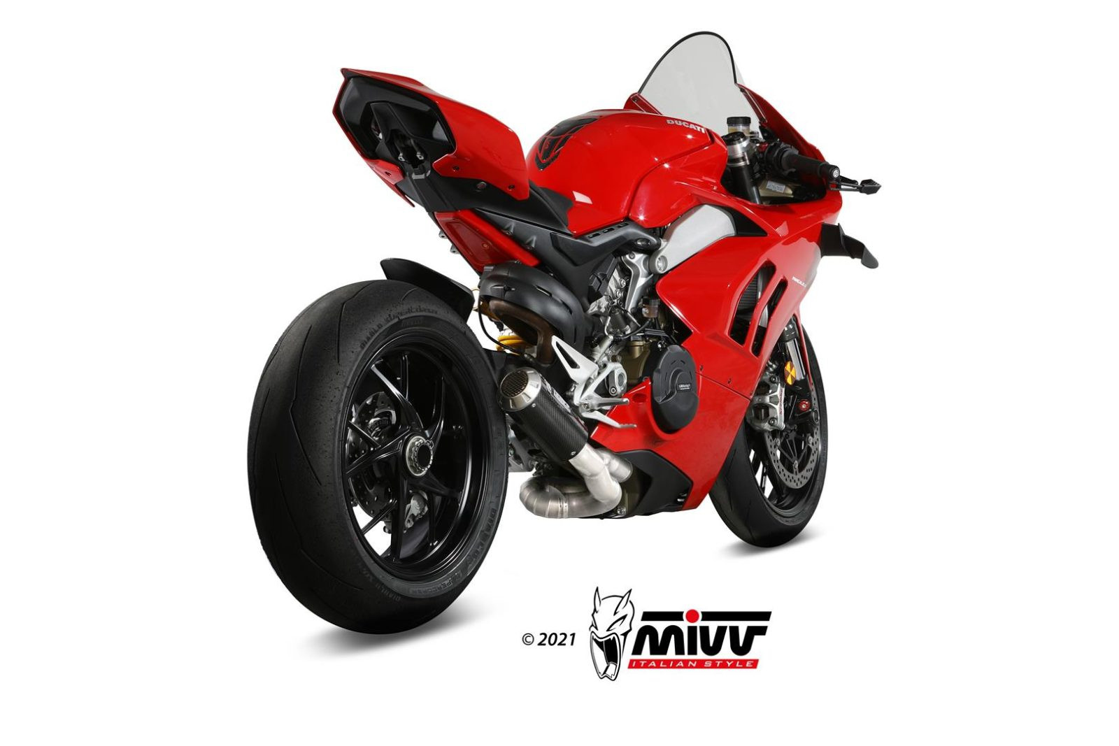Mivv Full system 2x1 MK3 carbono Ducati Streetfighter V4 2018-25 / Panigale V4 2018-22