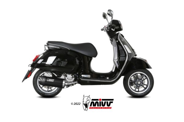 Escape Mivv Slip-On Mover black Piaggio Vespa GTS 300 2021-24