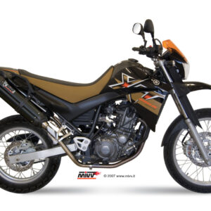 Mivv 2 Slip-On Oval carbono con tapa carbono Yamaha XT 660 X/R 2004-16