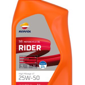 BOTELLA REPSOL RIDER HIGH MILEAGE 4T 25W-50 1L